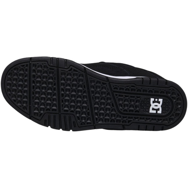 2026 DC Shoes Mens Stag Trainers 320188 - Black / Black / White